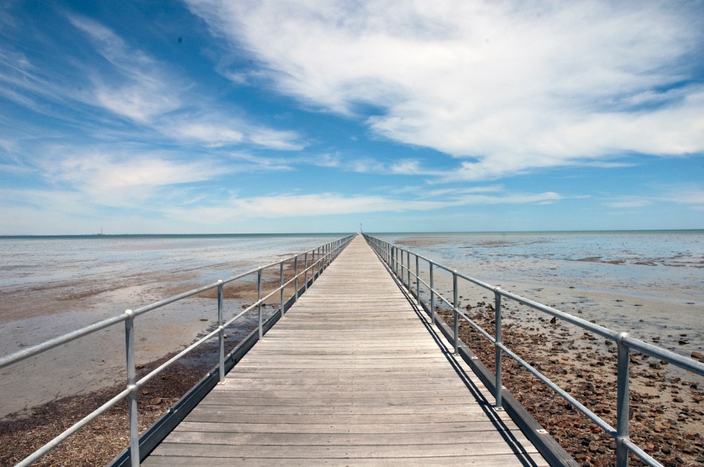 finally a straight road to the horizon