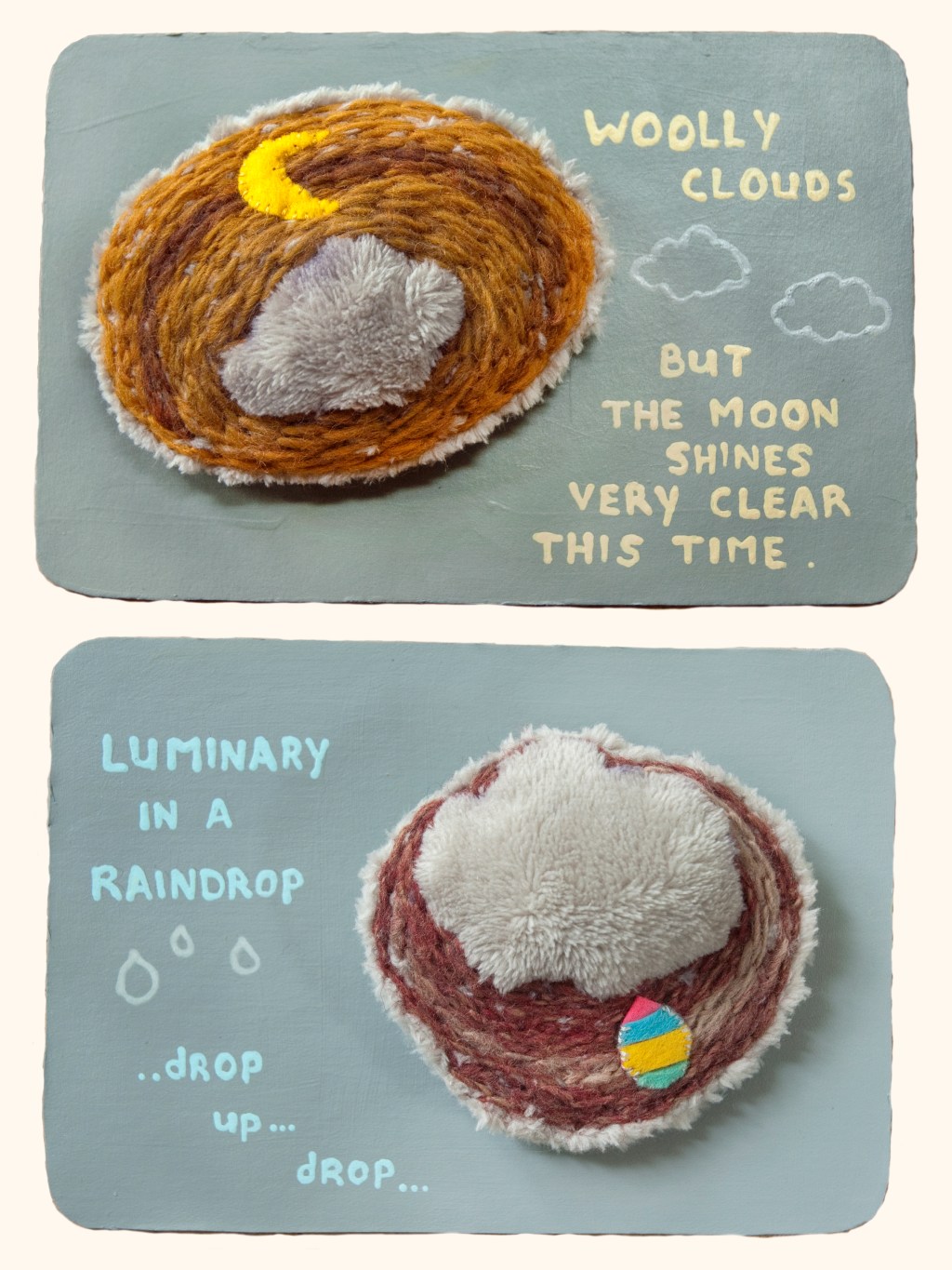Woolly Clouds & Luminary&nbsp;Raindrops